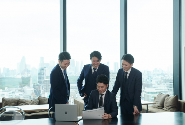 社長登壇 M&amp;A総合研究所会社説明会1